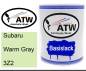 Preview: Subaru, Warm Gray, 3Z2: 1L Lackdose, von ATW Autoteile West.